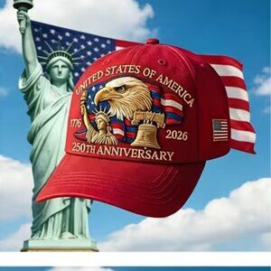 250th Anniversary Red Cap - New
